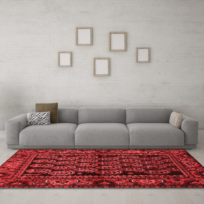 Traditional Red Washable Rugs