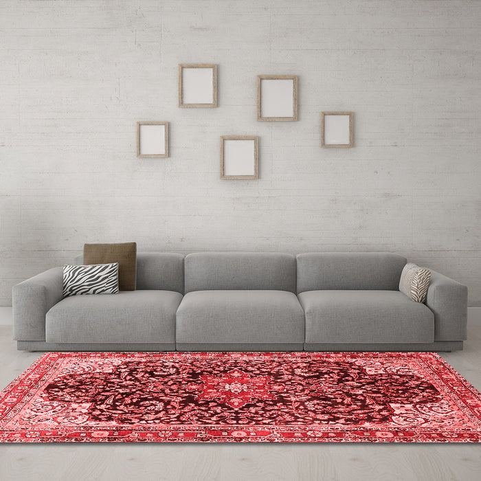 Traditional Red Washable Rugs