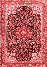 Medallion Red Traditional Rug, tr576red