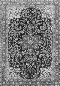 Medallion Gray Traditional Rug, tr576gry