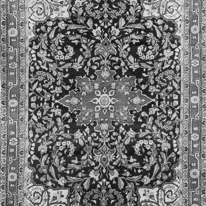 Medallion Gray Traditional Rug, tr576gry