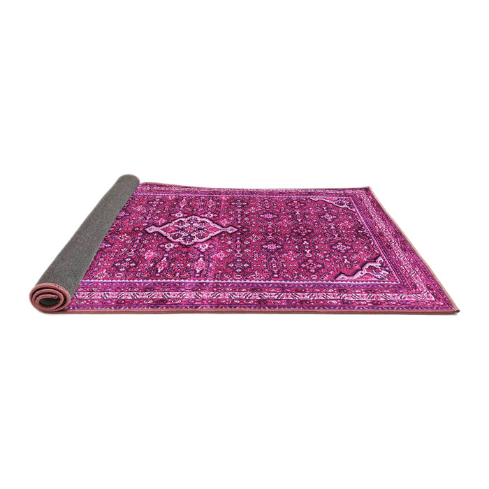 Sideview of Persian Pink Traditional Rug, tr577pnk