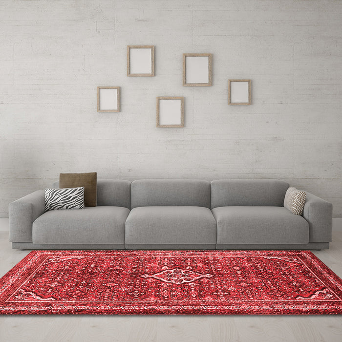 Traditional Red Washable Rugs