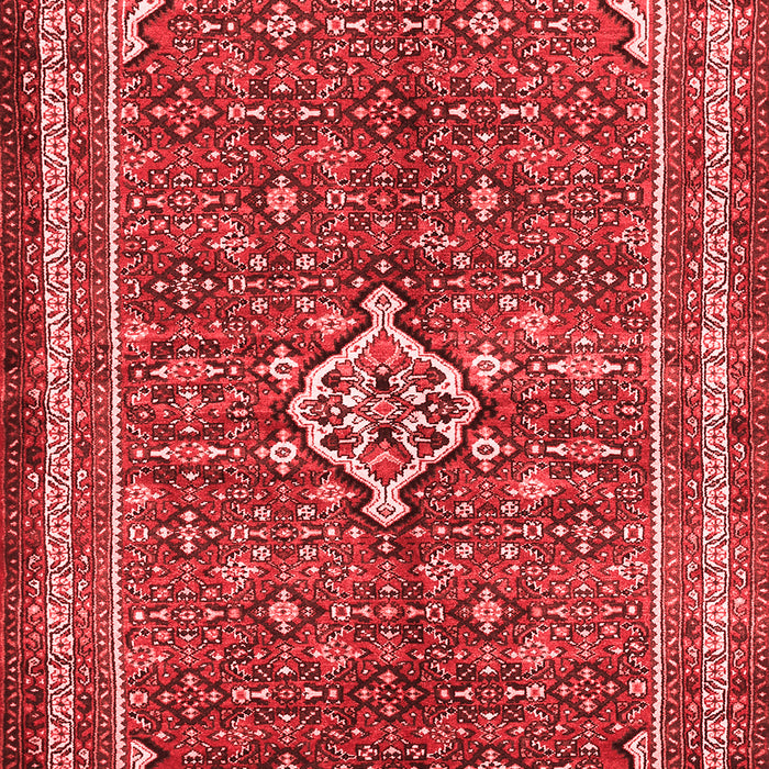 Machine Washable Persian Red Traditional Rug, wshtr577red