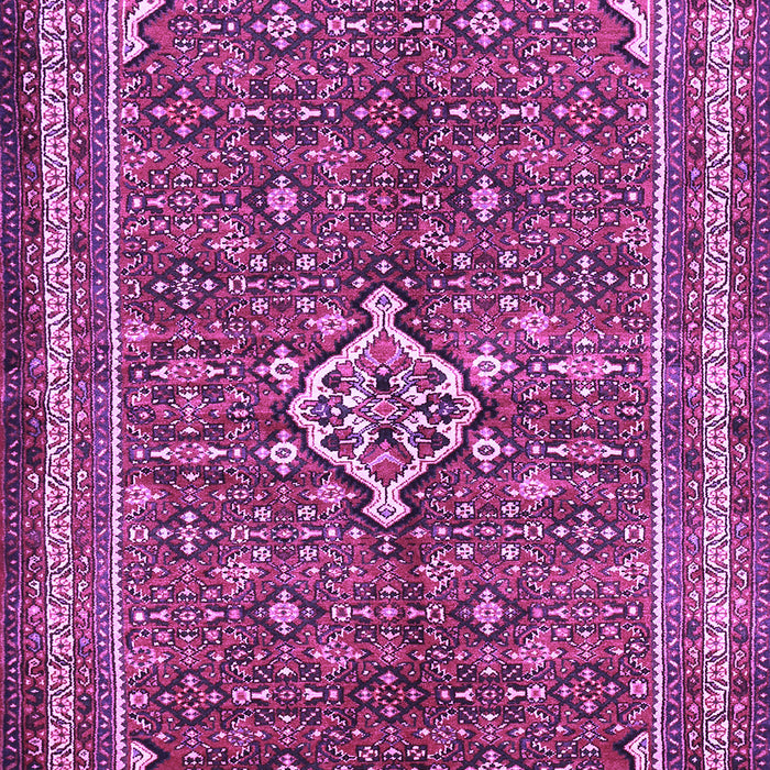 Machine Washable Persian Purple Traditional Area Rugs, wshtr577pur
