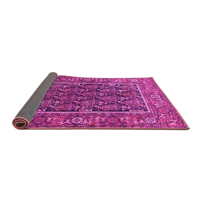 Sideview of Persian Pink Traditional Rug, tr578pnk
