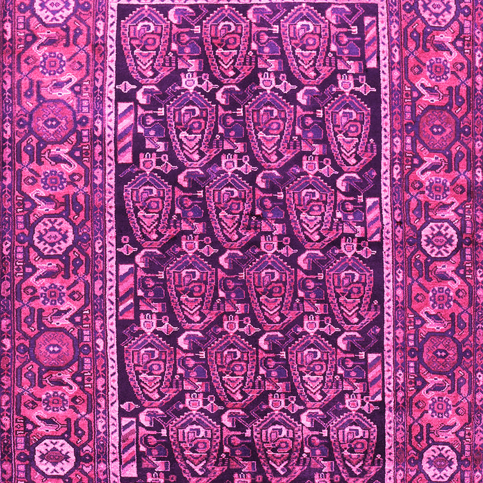 Machine Washable Persian Pink Traditional Rug, wshtr578pnk