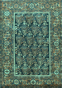 Persian Turquoise Traditional Rug, tr578turq