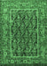 Machine Washable Persian Emerald Green Traditional Area Rugs, wshtr578emgrn