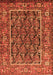 Persian Orange Traditional Rug, tr578org