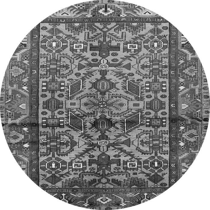 Square Persian Gray Traditional Rug, tr579gry