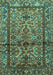 Persian Turquoise Traditional Rug, tr579turq