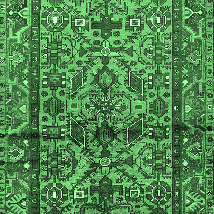 Persian Emerald Green Traditional Rug, tr579emgrn