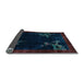 Sideview of Oriental Light Blue Asian Inspired Rug, tr57lblu