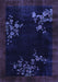 Oriental Blue Asian Inspired Rug, tr57blu