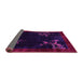 Sideview of Oriental Pink Asian Inspired Rug, tr57pnk