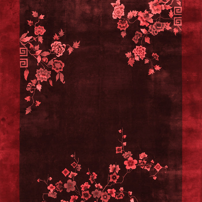 Oriental Red Asian Inspired Area Rugs