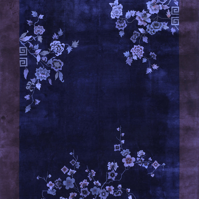 Oriental Blue Asian Inspired Rug, tr57blu