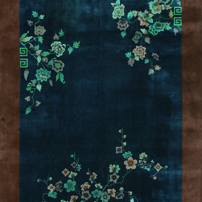 Oriental Turquoise Asian Inspired Rug, tr57turq