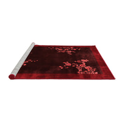 Asian Inspired Red Washable Rugs
