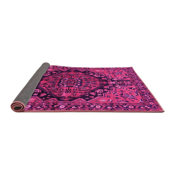 Sideview of Persian Pink Traditional Rug, tr580pnk