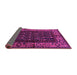 Sideview of Persian Purple Traditional Rug, tr581pur
