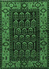 Persian Emerald Green Traditional Rug, tr581emgrn