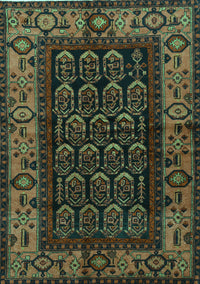 Persian Turquoise Traditional Rug, tr581turq