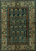 Persian Turquoise Traditional Rug, tr581turq