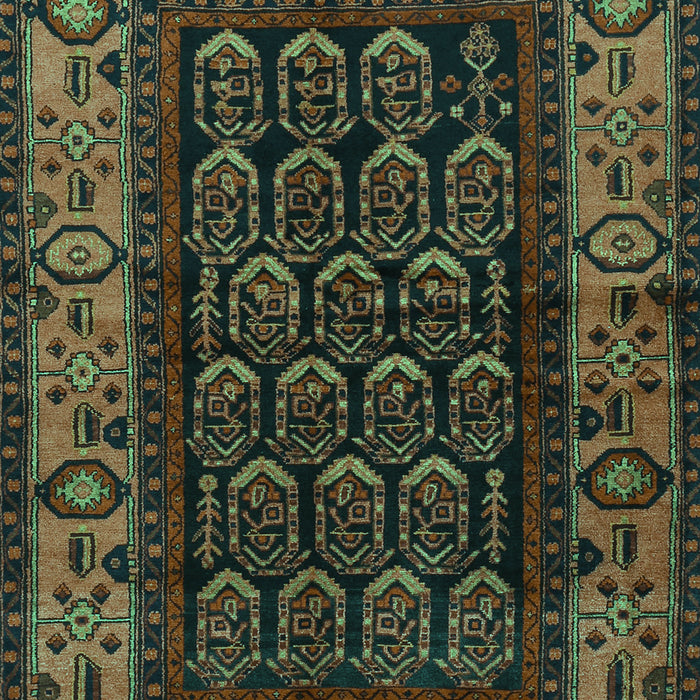 Persian Turquoise Traditional Rug, tr581turq