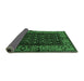 Sideview of Persian Emerald Green Traditional Rug, tr581emgrn