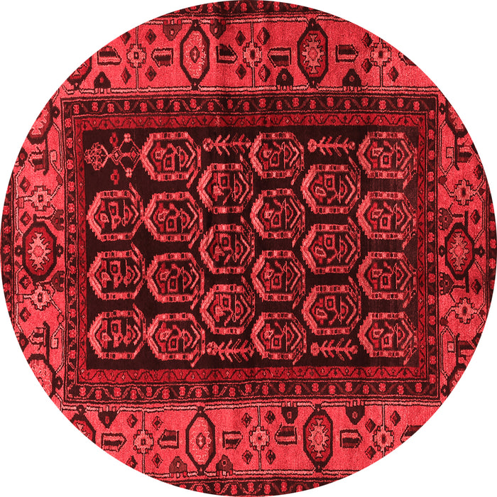 Machine Washable Persian Red Traditional Rug, wshtr581red