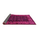 Sideview of Persian Pink Traditional Rug, tr581pnk