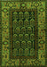 Persian Green Traditional Rug, tr581grn