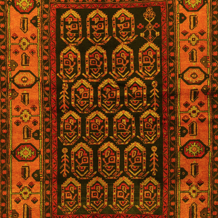 Persian Yellow Traditional Rug, tr581yw