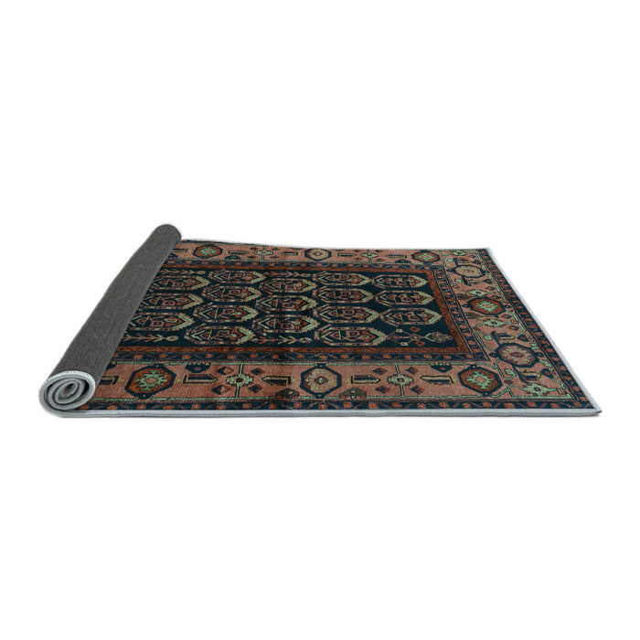 Sideview of Persian Light Blue Traditional Rug, tr581lblu