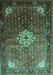 Persian Turquoise Traditional Rug, tr582turq