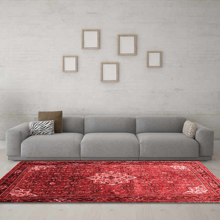 Traditional Red Washable Rugs