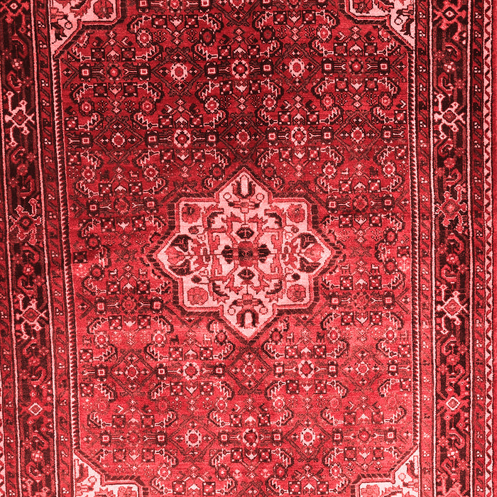 Machine Washable Persian Red Traditional Rug, wshtr582red