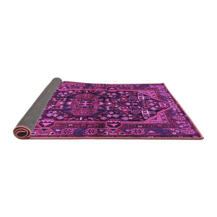 Sideview of Persian Purple Traditional Rug, tr583pur