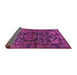 Sideview of Persian Purple Traditional Rug, tr583pur