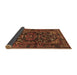 Sideview of Persian Brown Traditional Rug, tr583brn