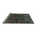 Sideview of Machine Washable Persian Light Blue Traditional Rug, wshtr583lblu