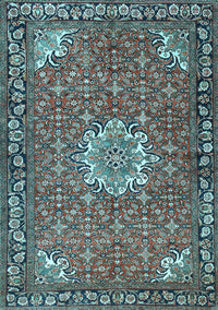 Persian Light Blue Traditional Rug, tr584lblu