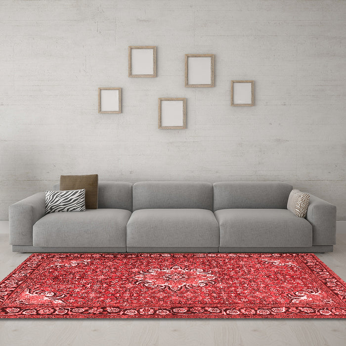 Traditional Red Washable Rugs
