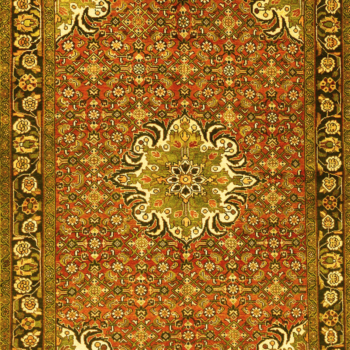 Persian Yellow Traditional Rug, tr584yw