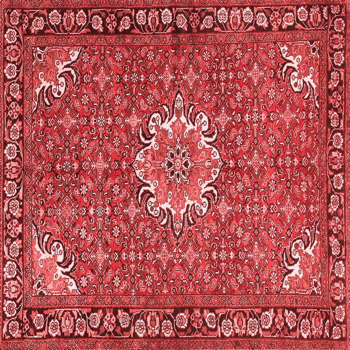 Machine Washable Persian Red Traditional Rug, wshtr584red