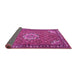 Sideview of Persian Pink Traditional Rug, tr584pnk