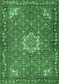 Persian Emerald Green Traditional Rug, tr584emgrn