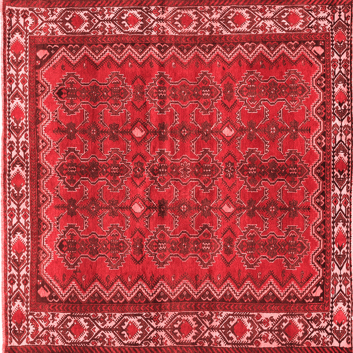 Machine Washable Persian Red Traditional Rug, wshtr585red